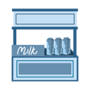 پیش‌نمایش فایل milk-stand-11592215 از پک غذای ایستاده