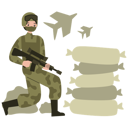 پیش‌نمایش فایل army-hero-11903694 از پک سرباز