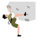 پیش‌نمایش فایل man-climbing-and-holding-rocks-12216620 از پک صخره نوردی