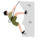 پیش‌نمایش فایل man-climbing-holding-rope-12216613 از پک صخره نوردی