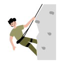 پیش‌نمایش فایل man-climbing-with-rope-12216612 از پک صخره نوردی