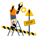 پیش‌نمایش فایل caution-construction-ahead-12293377 از پک در دست ساخت