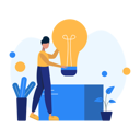 پیش‌نمایش فایل girl-having-creative-thinking-10900547 از پک فعالیت استارت آپی