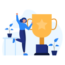 پیش‌نمایش فایل young-girl-get-reward-10900549 از پک فعالیت استارت آپی