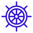 پیش‌نمایش فایل ship-wheel-16 از پک آیکون تصادفی