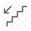 پیش‌نمایش فایل down-stairs-1631527 از پک علامت و نماد