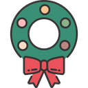 پیش‌نمایش فایل wreath-157 از پک تزیینات کریسمس