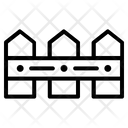 پیش‌نمایش فایل fence-422 از پک آیکون خطی باغ مزرعه