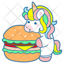 پیش‌نمایش فایل burger-12521626 از پک تک شاخ بامزه