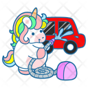 پیش‌نمایش فایل car-wash-12521580 از پک تک شاخ بامزه