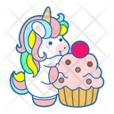 پیش‌نمایش فایل cupcake-12521605 از پک تک شاخ بامزه