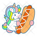 پیش‌نمایش فایل hot-dog-12521613 از پک تک شاخ بامزه