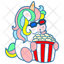 پیش‌نمایش فایل popcorn-12521625 از پک تک شاخ بامزه