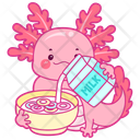 پیش‌نمایش فایل axolotl-drinking-milk-12418739 از پک اکسولوتل صورتی