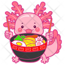 پیش‌نمایش فایل axolotl-eat-ramen-12418768 از پک اکسولوتل صورتی