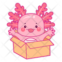 پیش‌نمایش فایل axolotl-in-cardboard-12418781 از پک اکسولوتل صورتی