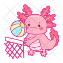 پیش‌نمایش فایل axolotl-play-volley-ball-12418796 از پک اکسولوتل صورتی