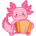 پیش‌نمایش فایل axolotl-playing-accordion-12418721 از پک اکسولوتل صورتی