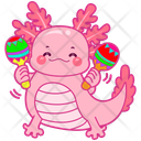 پیش‌نمایش فایل axolotl-playing-maracas-12418720 از پک اکسولوتل صورتی
