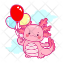 پیش‌نمایش فایل axolotl-with-balloon-12418814 از پک اکسولوتل صورتی