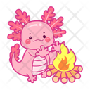 پیش‌نمایش فایل axolotl-with-campfire-12418792 از پک اکسولوتل صورتی