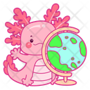 پیش‌نمایش فایل axolotl-with-globe-12418840 از پک اکسولوتل صورتی