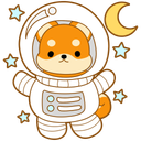 پیش‌نمایش فایل astronaut-12798826 از پک فعالیت‌های شیبا اینو