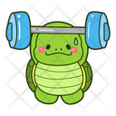 پیش‌نمایش فایل barbell-12683449 از پک لاک پشت بامزه