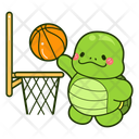 پیش‌نمایش فایل basket-ball-12683460 از پک لاک پشت بامزه