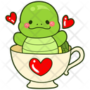 پیش‌نمایش فایل cup-of-tea-12683413 از پک لاک پشت بامزه
