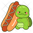 پیش‌نمایش فایل hot-dog-12683410 از پک لاک پشت بامزه