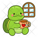 پیش‌نمایش فایل hot-tea-12683390 از پک لاک پشت بامزه