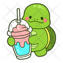 پیش‌نمایش فایل milkshake-12683392 از پک لاک پشت بامزه
