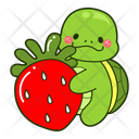 پیش‌نمایش فایل strawberry-12683365 از پک لاک پشت بامزه