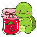 پیش‌نمایش فایل strawberry-jam-12683401 از پک لاک پشت بامزه