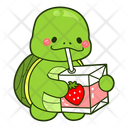 پیش‌نمایش فایل strawberry-milk-12683396 از پک لاک پشت بامزه