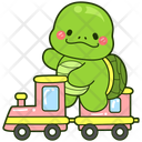 پیش‌نمایش فایل train-12683468 از پک لاک پشت بامزه
