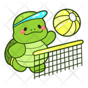 پیش‌نمایش فایل volley-ball-12683458 از پک لاک پشت بامزه