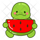 پیش‌نمایش فایل watermelon-12683395 از پک لاک پشت بامزه