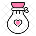 پیش‌نمایش فایل money-bag-with-heart-11302425 از پک خیریه و تأمین مالی