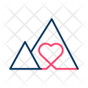 پیش‌نمایش فایل mountain-with-heart-11313014 از پک کار