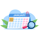پیش‌نمایش فایل business-schedule-7328802 از پک تقویم