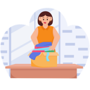 پیش‌نمایش فایل women-put-clothes-to-donate-7941692 از پک خیریه