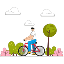 پیش‌نمایش فایل boy-cycling-in-the-park-8544000 از پک بهار