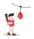 پیش‌نمایش فایل boy-doing-pukul-balon-9262482 از پک اندونزی بازی‌ها سنتی کودکان