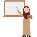 پیش‌نمایش فایل female-teacher-in-a-headscarf-who-is-teaching-9717257 از پک معلم بامزه