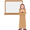 پیش‌نمایش فایل female-teacher-in-hijab-reading-textbook-9717255 از پک معلم بامزه
