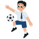 پیش‌نمایش فایل boy-playing-football-9837119 از پک مدرسه بالا راهنمایی