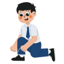 پیش‌نمایش فایل boy-student-tying-his-shoelaces-9837118 از پک مدرسه بالا راهنمایی