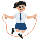 پیش‌نمایش فایل cute-little-girl-jumping-rope-9837120 از پک مدرسه بالا راهنمایی